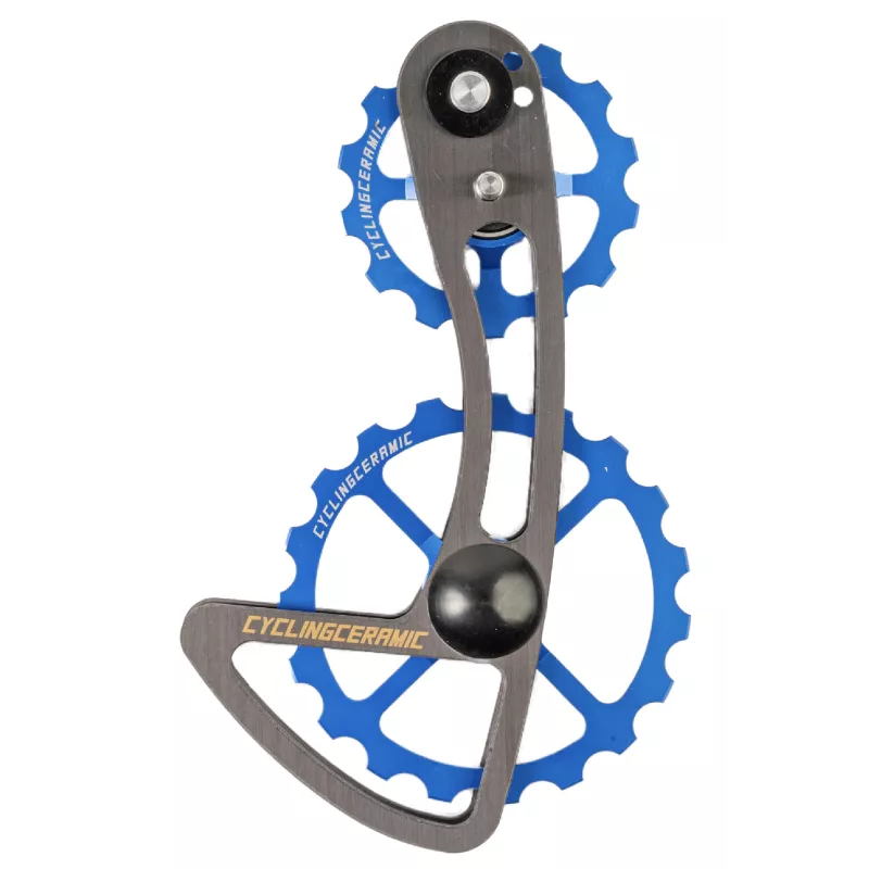 Chape de dérailleur CylclingCeramic GRX/RX bleu