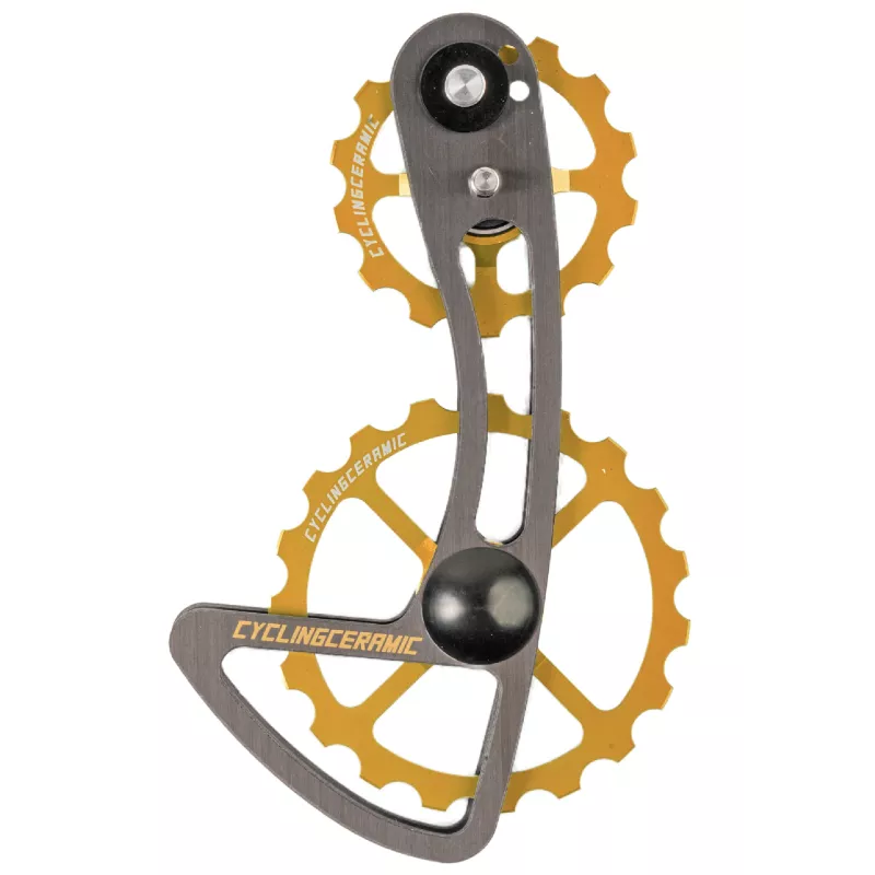 Chape de dérailleur CylclingCeramic GRX/RX or