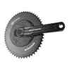 PÉDALIER ROTOR 2INPOWER SL AÉRO AVEC PLATEAUX 12V 55/42 ovalisés, vue de profil