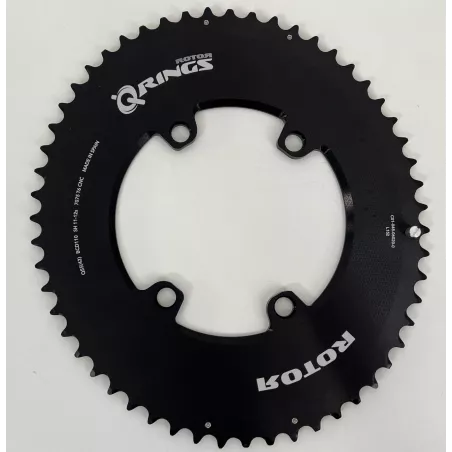 Plateau Rotor Qrings Aéro 55 dents pour transmissions 12V Shimano (photo velo-perso.com)