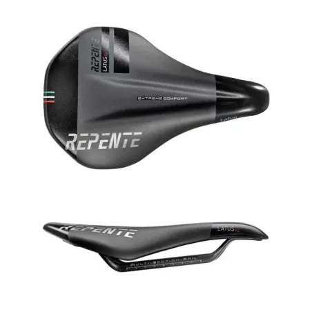 Vue de haut et de profil de la selle Latus CL 145g