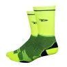 Chaussettes Defeet Levitator lite stripe jaune fluo