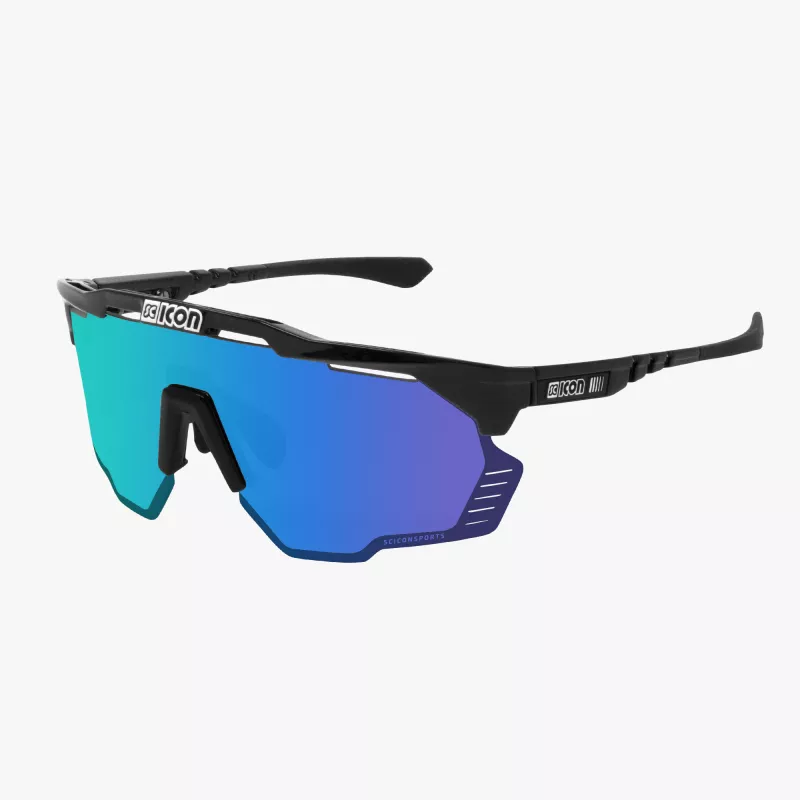 Scicon Aeroshade Kunken Black Gloss – Lightweight and Ventilated Cycling Glasses
