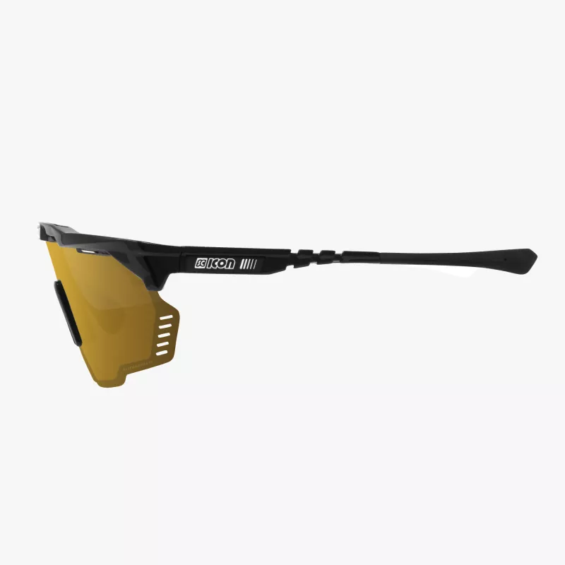 Scicon Aeroshade Kunken Black Gloss – Lunettes vélo légères et ventilées