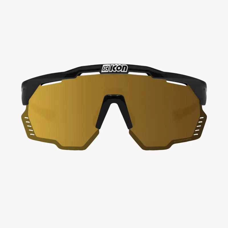 Scicon Aeroshade Kunken Black Gloss – Lunettes vélo légères et ventilées