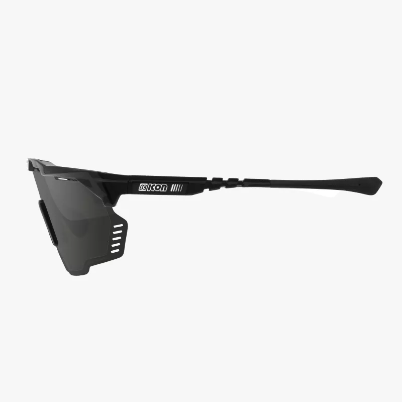 Scicon Aeroshade Kunken Black Gloss – Lunettes vélo légères et ventilées