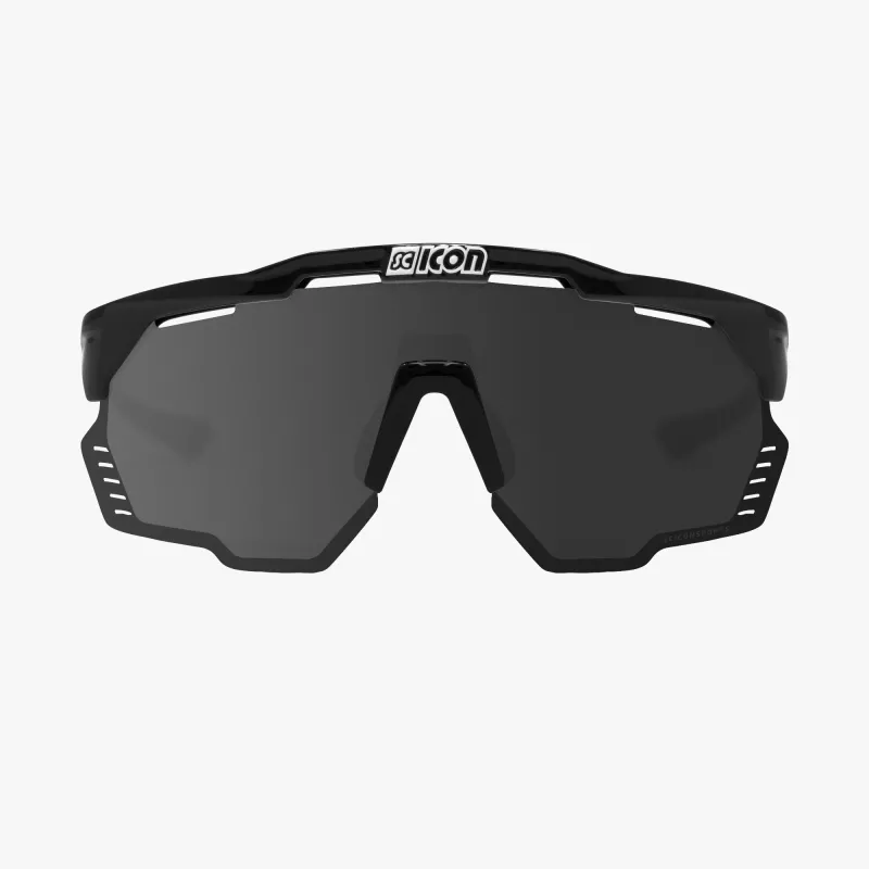 Scicon Aeroshade Kunken Black Gloss – Lunettes vélo légères et ventilées