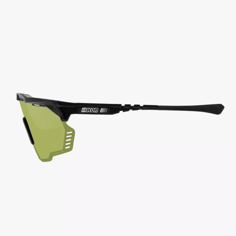 Scicon Aeroshade Kunken Black Gloss – Lunettes vélo légères et ventilées