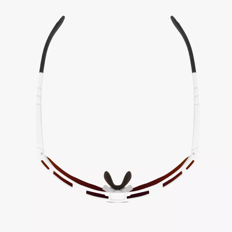 Scicon Aeroshade Kunken White Gloss – Lunettes vélo légères et ventilées