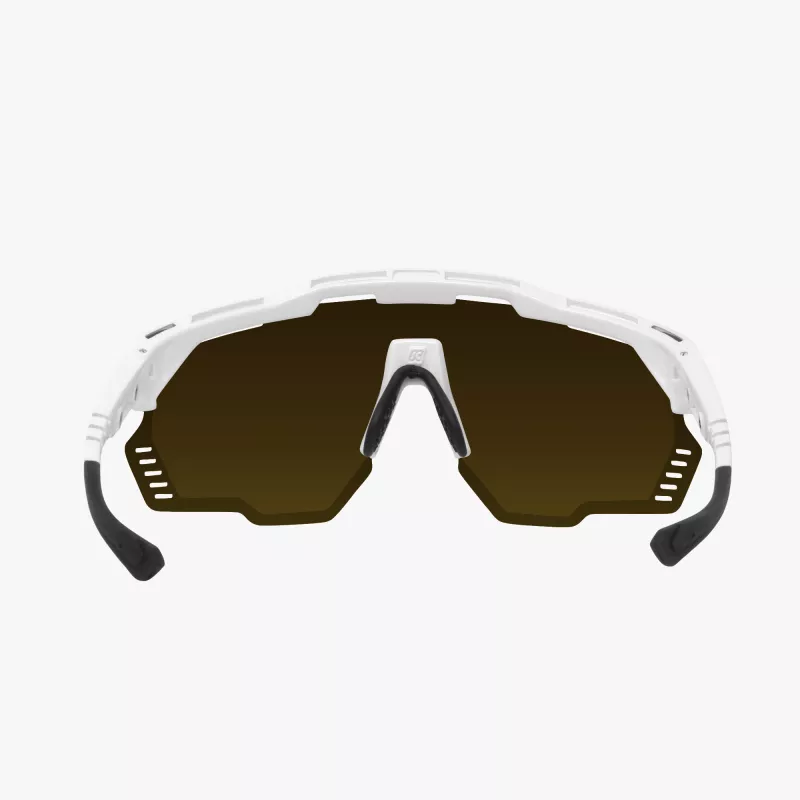 Scicon Aeroshade Kunken White Gloss – Lunettes vélo légères et ventilées