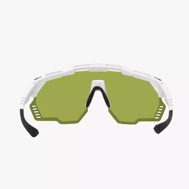 Scicon Aeroshade Kunken White Gloss – Lunettes vélo légères et ventilées