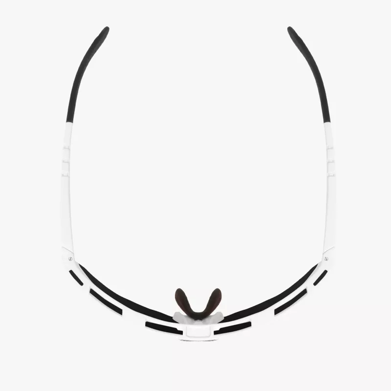 Scicon Aeroshade Kunken White Gloss – Lunettes vélo légères et ventilées