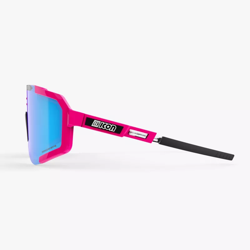Lunettes Scicon Aeroscope Rose Fluo – Verres Bleu & Rose pour performance sportive