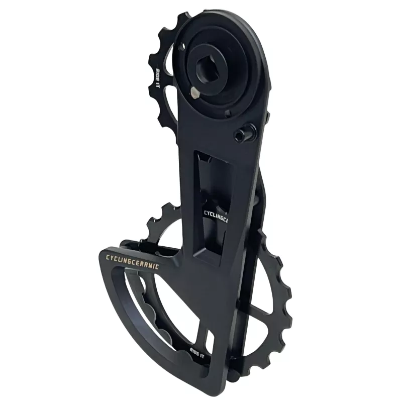 Chape CyclingCeramic Race 2025 AXS Rival Force Red (photo velo-perso.com) vue de travers