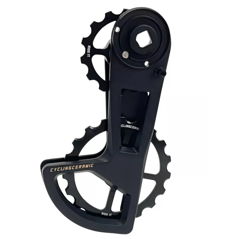 Chape CyclingCeramic Race 2025 AXS Rival Force Red (photo velo-perso.com) vue de face