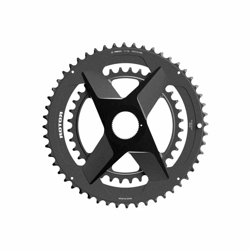 Plateaux Rotor 48/31 de face, légers, pour axes Rotor 24/30 mm, Shimano 11/12v