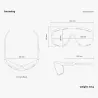 Lunettes Scicon Aerowing Crystal Gloss – Verre Multimirror Blue | Fabriquées en Italie