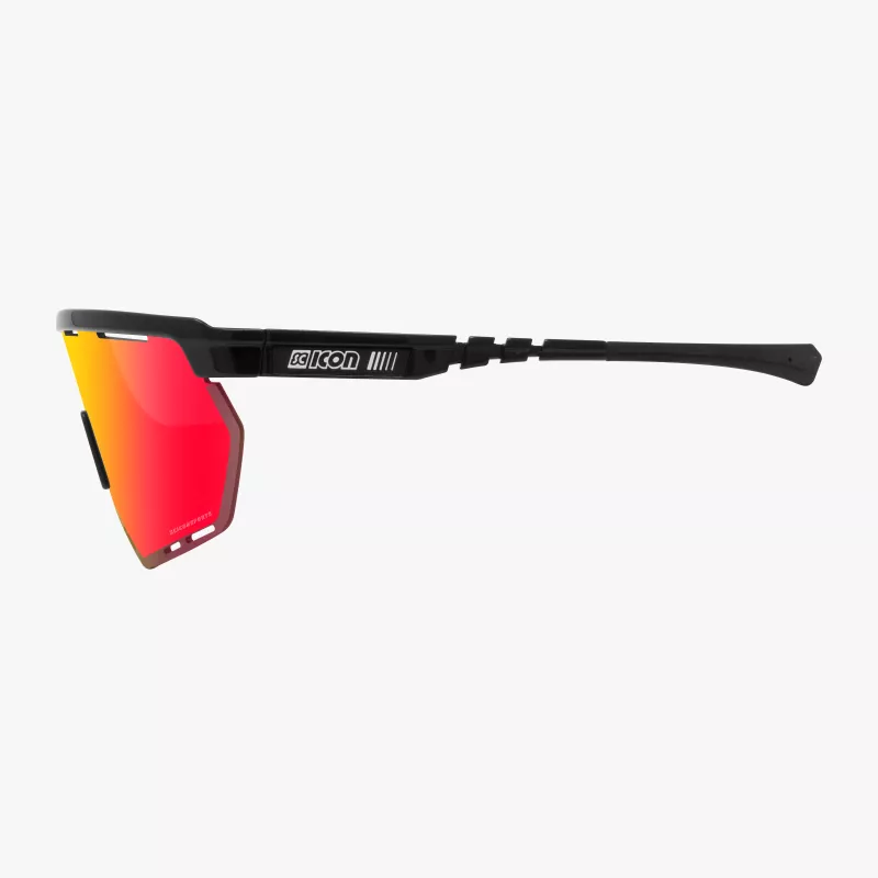 Lunettes Scicon Aerowing Black Gloss – Verre Rouge Foncé | Protection UV