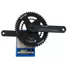 Pédalier Rotor Vegast 24 mm avec spidering ovalisé Q-Rings 12v 48/31, poids vérifié 713 g