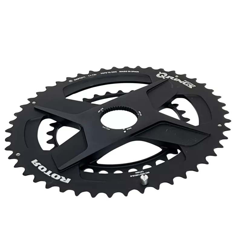 Spidering 2025 48/31 Rotor Qrings , photo réelle vue de face , montage velo-perso.com
