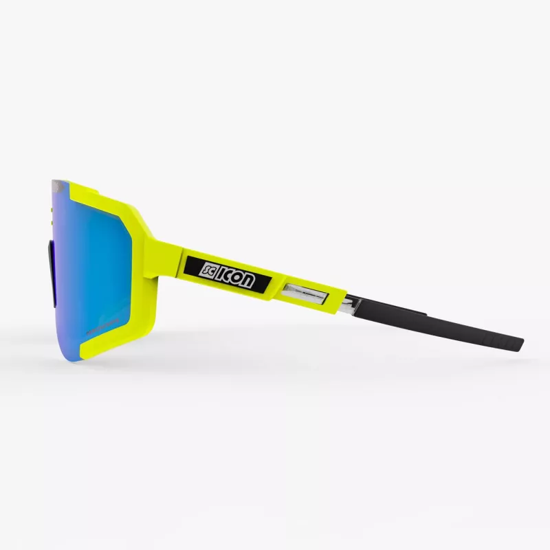 Lunettes Scicon Aeroscope Jaune Fluo – Verres Bleu & transparents pour performance sportive