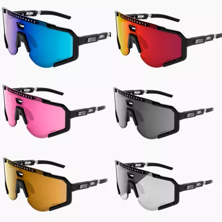 6 colors available for your lenses Aeroscope black gloss