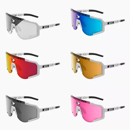 Scicon Aeroscope White Gloss sunglasses – 6 SCNPP lens colors available
