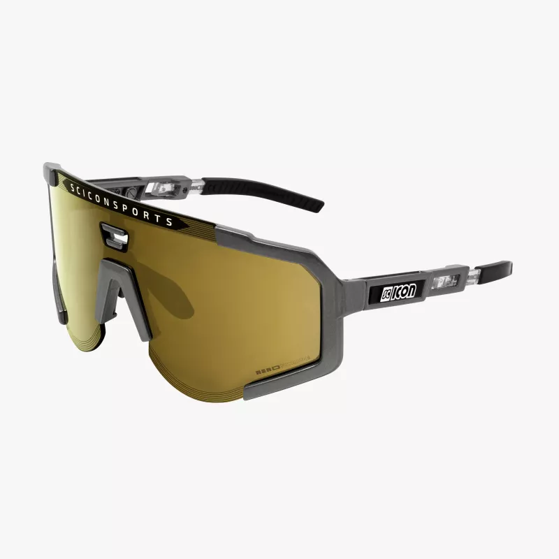 Scicon Aeroscope Anthracite Grey – Lunettes vélo performance, 6 verres