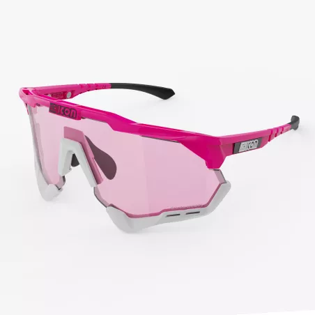 SCICON Aeroshade XL Pink Fluo sunglasses – fluo pink frame with SCNPP Pink lenses, ref. EY250314