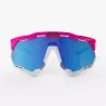 Monture SCICON Aeroshade XL Pink Fluo en détail – style fluo et performance cycliste haut de gamme