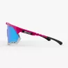 Monture SCICON Aeroshade XL Pink Fluo de profil – style fluo et performance cycliste haut de gamme