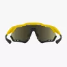 SCICON Aeroshade XL Yellow Gloss – Verre Bronze | Lunettes cyclisme portées par Pogačar TDF 2024