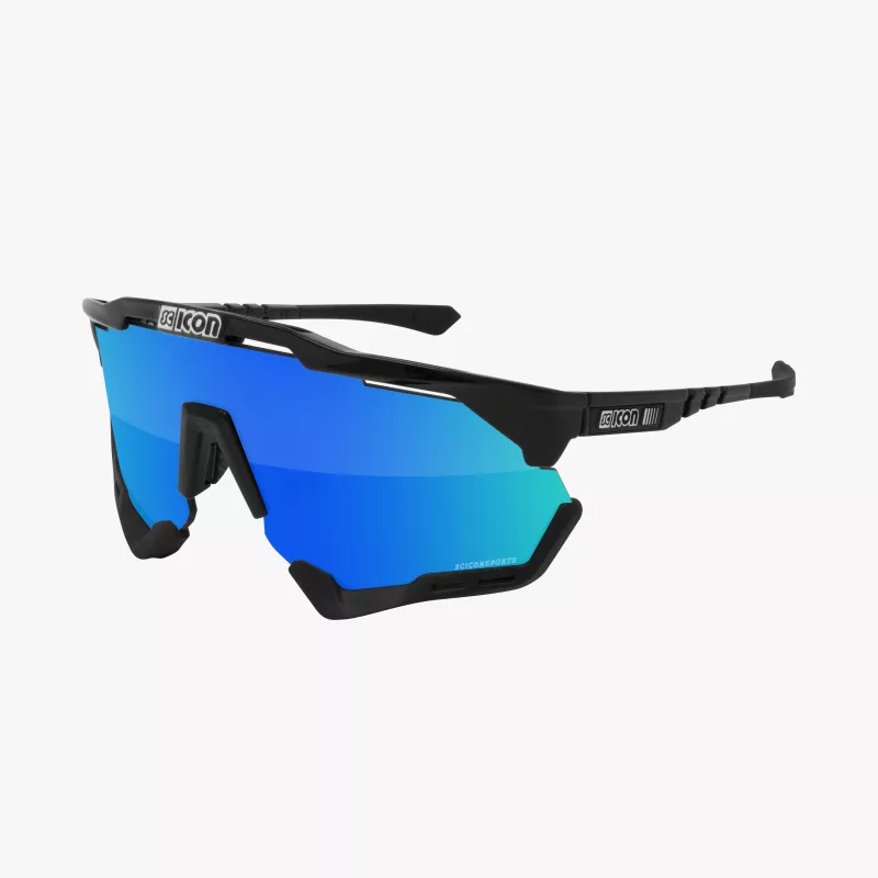 SCICON Aeroshade XL Black Gloss – Verres SCNPP Multimirror Blue