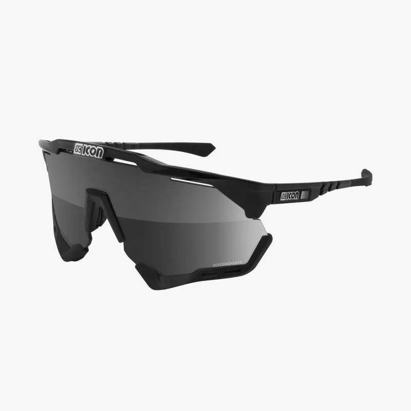 SCICON Aeroshade XL Black Gloss – SCNPP Multimirror Silver lenses