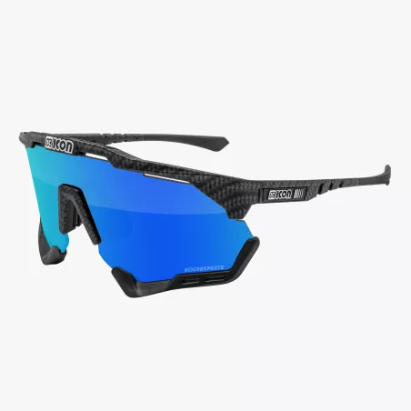 SCICON Aeroshade XL Carbon Matt – SCNPP Multimirror Blue lenses