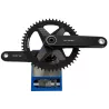 Verified weight 491 g for Rotor Aldhu Carbon 1x with 50T ring on Park Tool scale