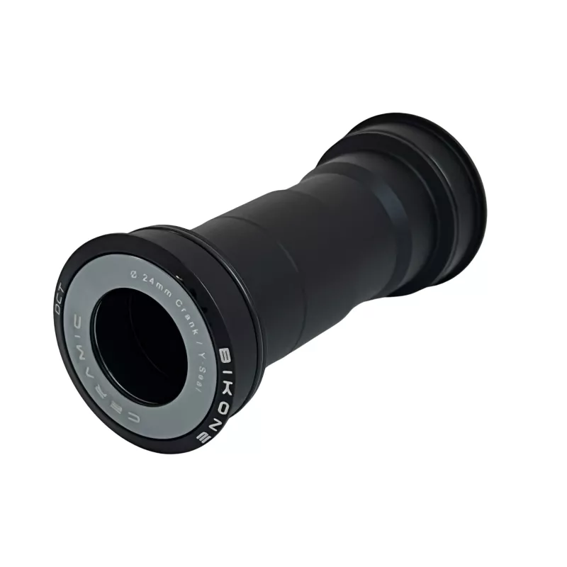 Boîtier BB86 Shimano 24 mm céramique Bikone DCT – vue assemblée, joints Y-Seal (réf. DCT C BB86-92_24)