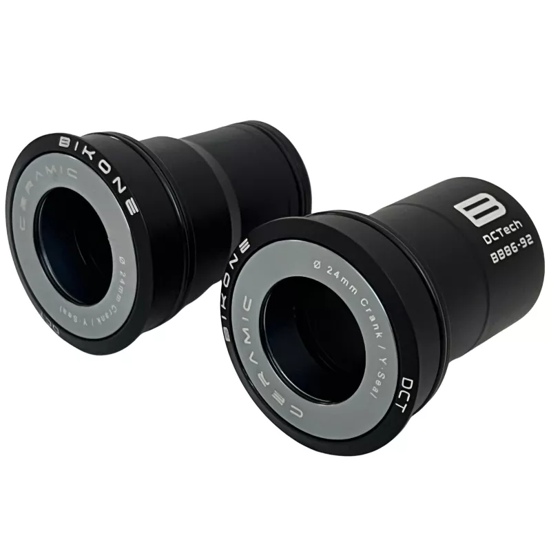 Bikone DCT boîtier céramique BB86 Shimano 24 mm – cuvettes gauche/droite, Dual Cup Tech (réf. DCT C BB86-92_24)