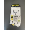 Defeet Aireator Hi-Top Pinstripes white