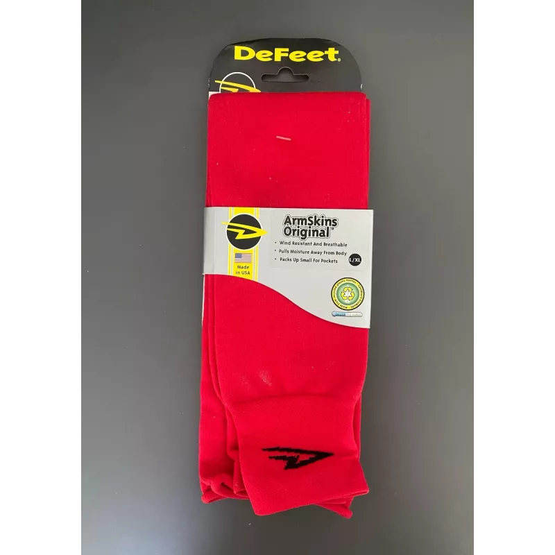Manchettes defeet rouge, chaleur et confort