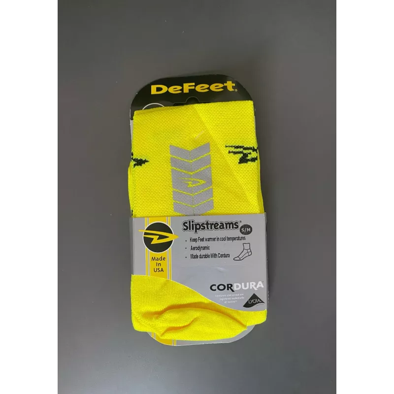 Couvre-chausures DeFeet Slipstream réfléchissants jaune