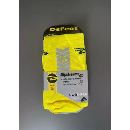 Couvre-chausures DeFeet Slipstream réfléchissants jaune