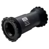 Bikone DCTech T47-30 internal ceramic bottom bracket – CNC-machined black finish with DCTech Ceramic markings