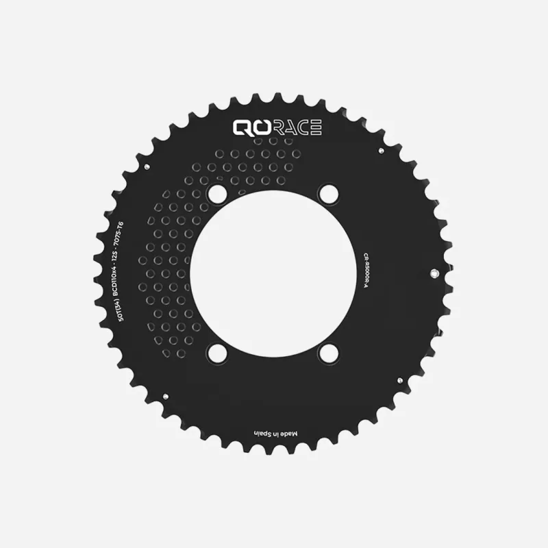 QO RACE grand plateau aéro 110x4 — 7075-T6 | 2x | 50/52/54T