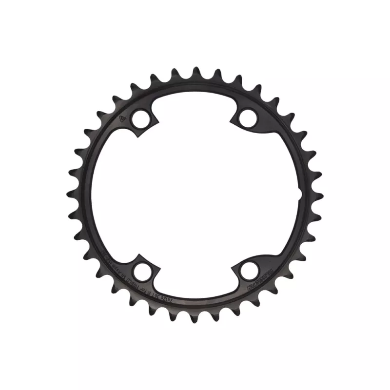 Petit plateau Alugear rond pour pédaliers Shimano 12 vitesses – compatible Ultegra et Dura-Ace 110 BCD 4 trous.