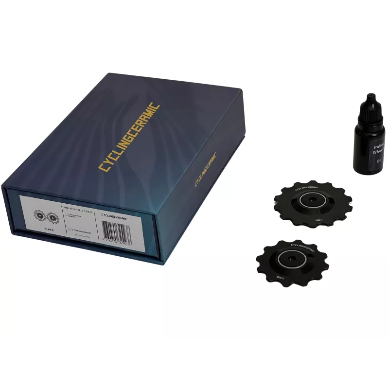Galets CyclingCeramic E1: contenu de la boîte modèle noir