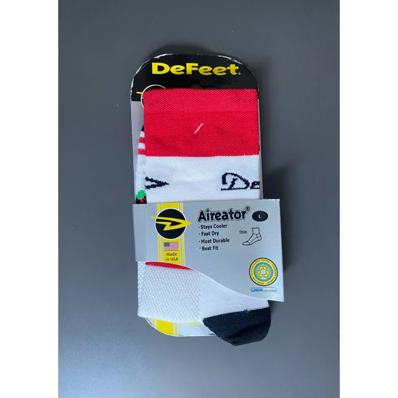 Chaussettes DeFeet Angleterre dans leur emballage