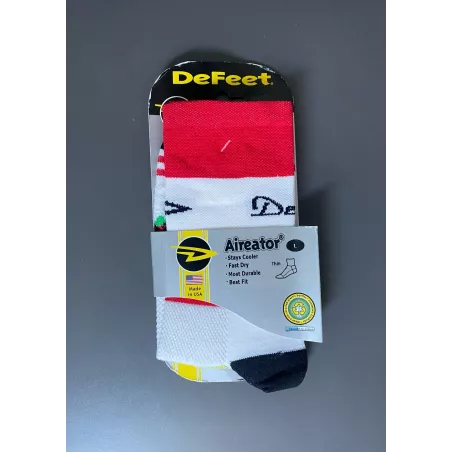 Chaussettes DeFeet Angleterre dans leur emballage