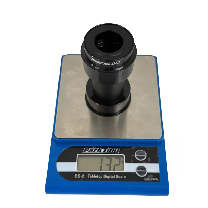 Boîtier de pédalier BBright Shimano CyclingCeramic noir, poids vérifié 132 g
