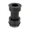 CyclingCeramic BBright Shimano black bottom bracket, vertical view with 24 mm cups